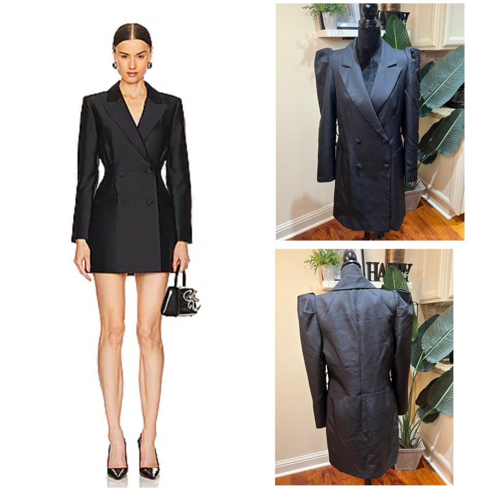 Express Double Breasted Puff Sleeve Blazer Dress Medium